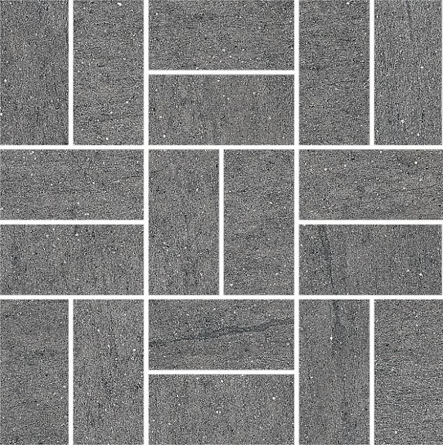 Декор Kerama Marazzi SG176/002 Ньюкасл серый темный мозаичный 30x30