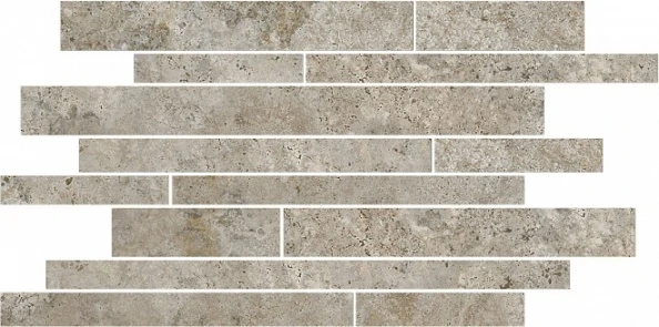 Бордюр Kerama Marazzi SG188/003 Ровиго серый темный мозаичный 50.2x25