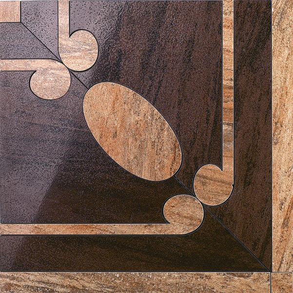 Декор Kerama Marazzi ID29 Авентин наборный 40x40 керамический угол