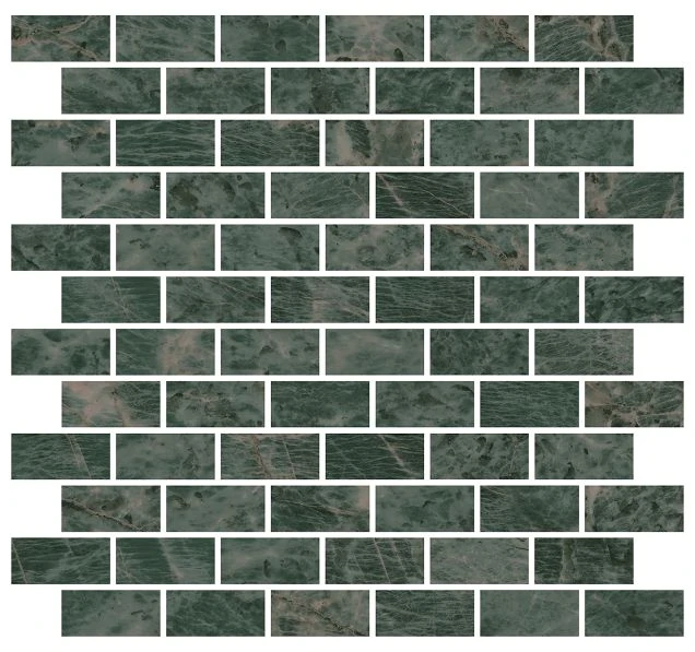 Мозаика Kerama Marazzi Эвора Мозаичный Зеленый Глянцевый MM13123