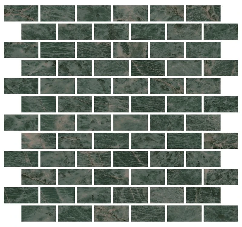 Мозаика Kerama Marazzi Эвора зелёная глянцевая