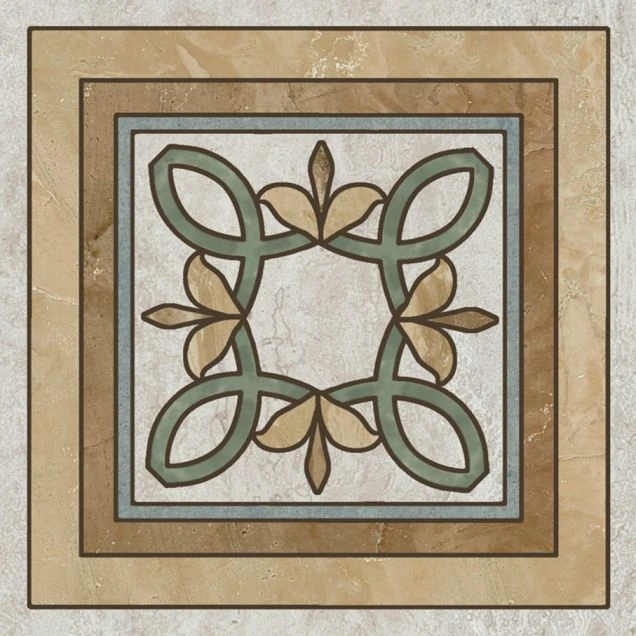 Декор Kerama Marazzi DC/A36/SG6062RL Эвора глянцевый 9,6х9,6