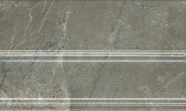 Плинтус Kerama Marazzi FMB034 Кантата серый глянцевый 25x15
