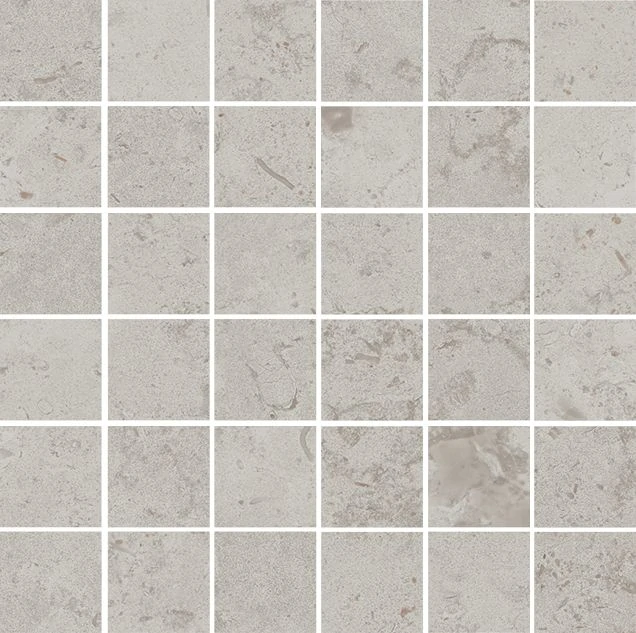 Мозаика Kerama Marazzi Про Лаймстоун Серая Светлая Матовая Мозаичная 30х30 DD2053/MM