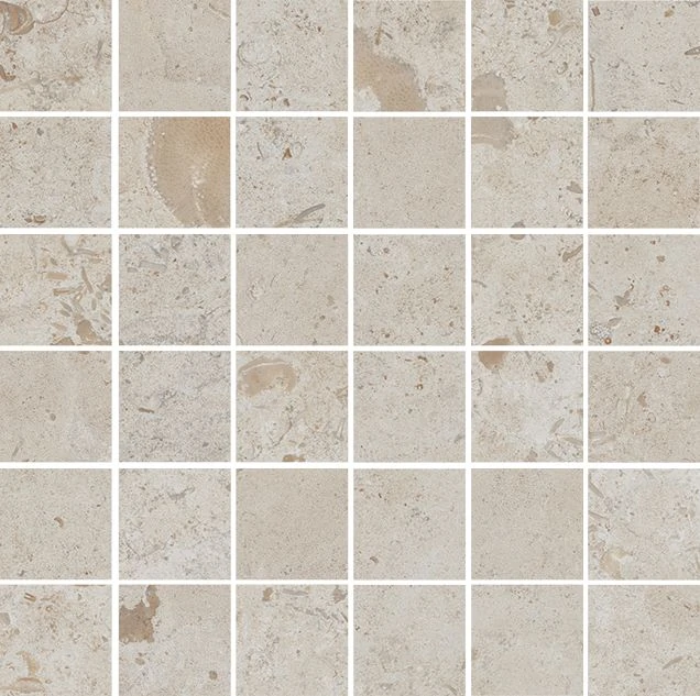 Мозаика Kerama Marazzi Про Лаймстоун Бежевый темный мозаичный 9мм DD205420/MM
