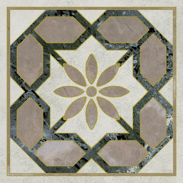 Декор Kerama Marazzi OS/A283/SG606220RL Серенада 1 лаппатированный обрезной 7,2x7,2