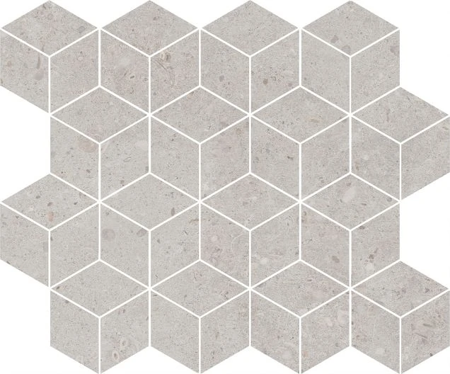 Мозаика Kerama Marazzi Риккарди Мозаичный Серый Светлый Матовый 45x37.5 T017/14053