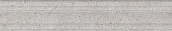 Бордюр Kerama Marazzi BLF010R Риккарди серый светлый матовый структура обрезной 40x7,3