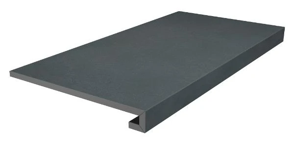Ступени Kerama Marazzi Про Чементо Клееная Антрацит Матовый 33x60 DD641920R/GCF