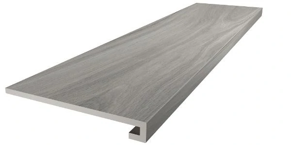Ступени Kerama Marazzi Монтиони Клееная Серый Матовый Натуральный Обрезной 33x119.5 SG518720R/GCF