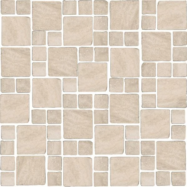 Мозаика Kerama Marazzi Риальто Антика 3 Мозаичный Бежевый Светлый Матовый MBD005