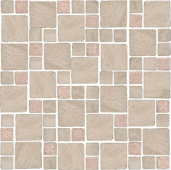 Мозаика Kerama Marazzi Риальто Антика 4 Мозаичный Бежевый Матовый MBD008