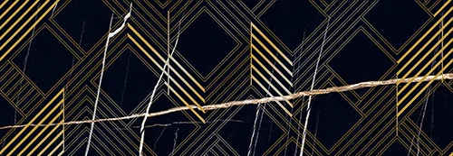 Декор Керлайф ROYAL NERO ORO 24.2x70