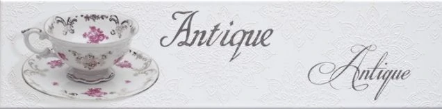 Декор Monopole Decor Veronika Brillo Antiqua Blanco 10x40