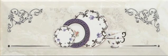 Декор Monopole Petra Pranzo Silver A 10x30