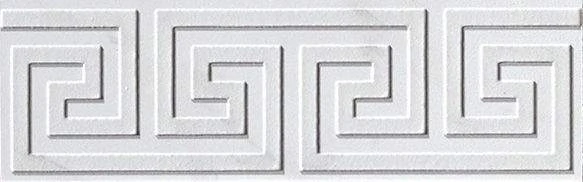 Бордюр FAP Ceramiche fLT6 Roma Greca Statuario Listello 8x25