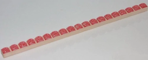 Бордюр PiezaROSA красный 1.3х25