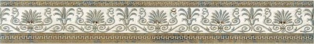 Бордюр PiezaROSA 267671 Граффито Серая 6,5x45