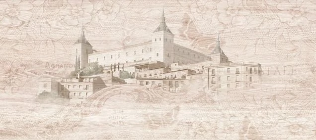 Декор PiezaROSA 130763 Royal Palace 20х45