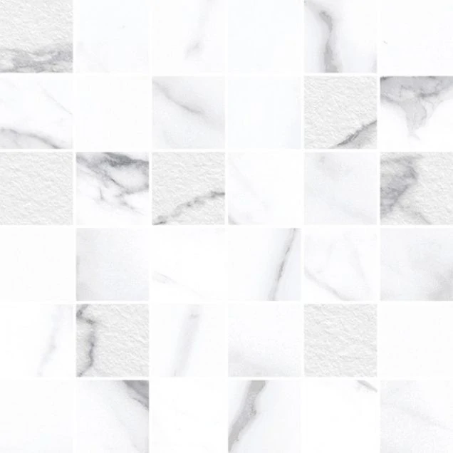 Мозаика Cerdomus Extremewhite Statuario MSC.48 Bianco Mix 30x30 72801