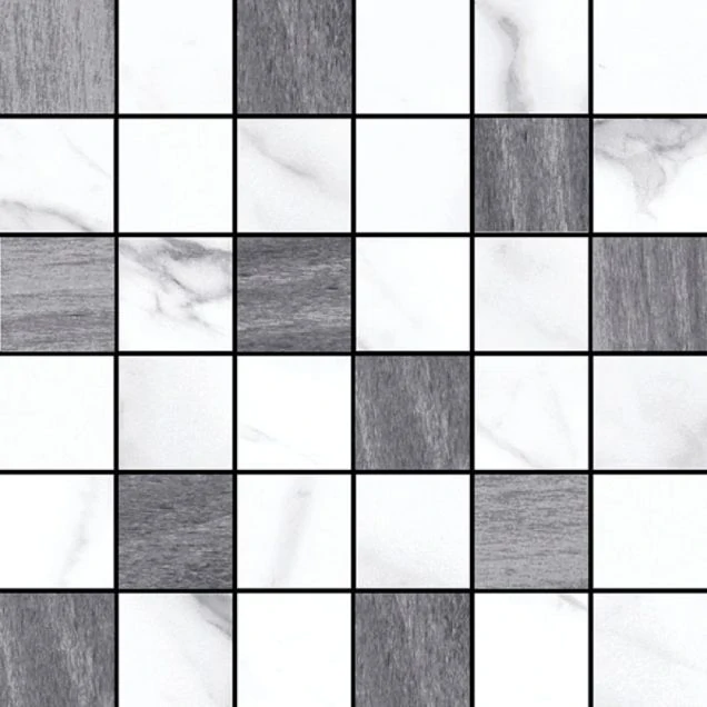 Мозаика Cerdomus Extremewhite St Fl Msc. 48 Mix Grey 30x30 STM55FG