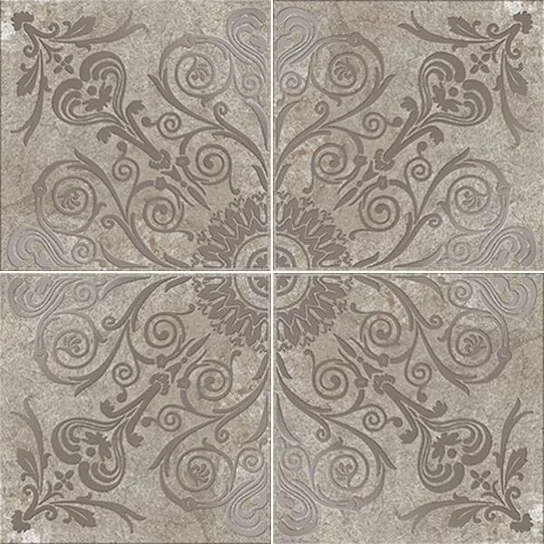 Панно Cerdomus СК008 DYNASTY ROSONE LUX GREY 80x80