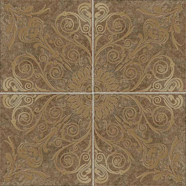 Панно Cerdomus СК010 DYNASTY ROSONE LUX RUST 80x80