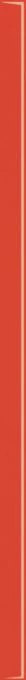 Бордюр Paradyz Uniwersalna Listwa Szklana Red 2,3x60