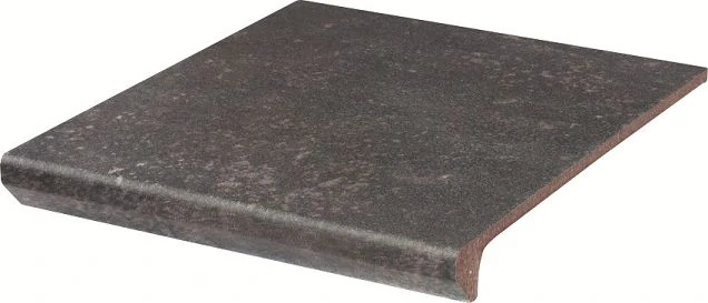 Клинкерная плитка Paradyz Viano Antracite Kapinos Stopnica Prosta 30x33 50855