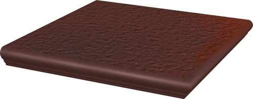 Ступень Paradyz Cloud Brown угловая с капиносом структурная 33x33x1.1 50847