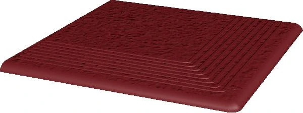 Клинкерная плитка Paradyz Natural Rosa Duro угловая структурированная 30x30