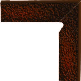 Плинтус Paradyz Cloud Brown Duro Цоколь правый (B+A)30х8,1х1,1