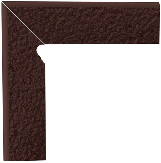 Плинтус Paradyz Natural Brown Duro Цоколь левый 30x8.1