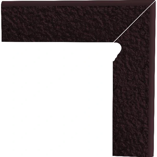 Плинтус Paradyz Natural Brown Duro Цоколь правый 30x8.1