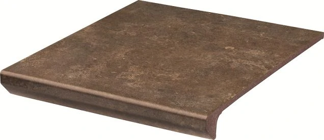 Клинкерная плитка Paradyz Ilario beige Brown Kapinos Stopnica Prosta