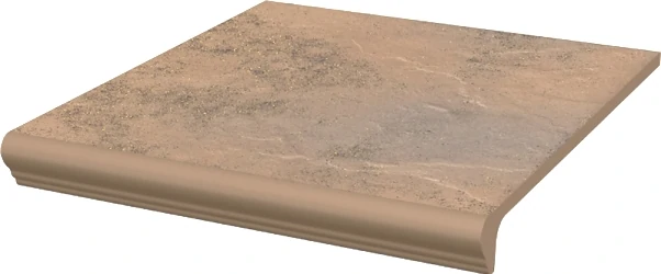 Ступень Paradyz Semir Beige простая с носиком структурированная 30x33 41091
