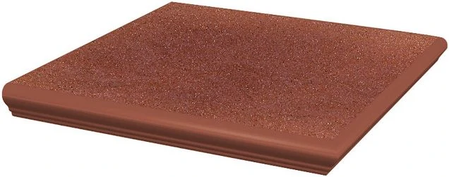 Ступень Paradyz Taurus Rosa угловая с носиком структурированная 33x33x1,1