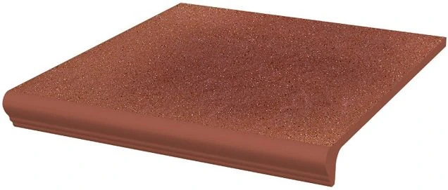 Ступень Paradyz Taurus Rosa простая с носиком структурированная 30x33x1,1