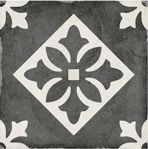 Декор Equipe 24416 ART NOUVEAU PADUA BLACK 20*20