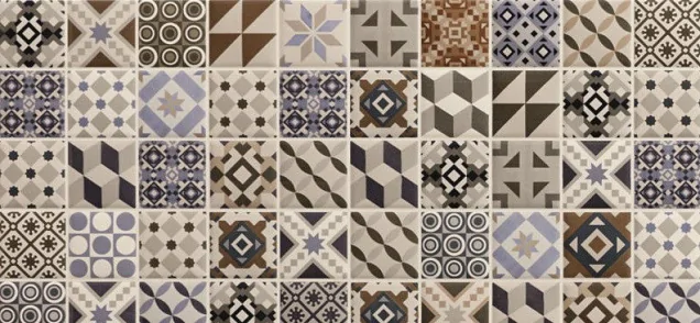 Декор Keratile Soho Jersey Azul 25x50