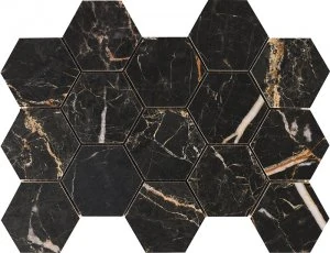 Мозаика Pamesa Cr. Lux Iliria Malla Hex Iliria Nero 086.297.0215.05150