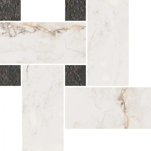 Мозаика Pamesa Marbles-Cr. Pisa Malla Twisted Gold 38-237-189-1643