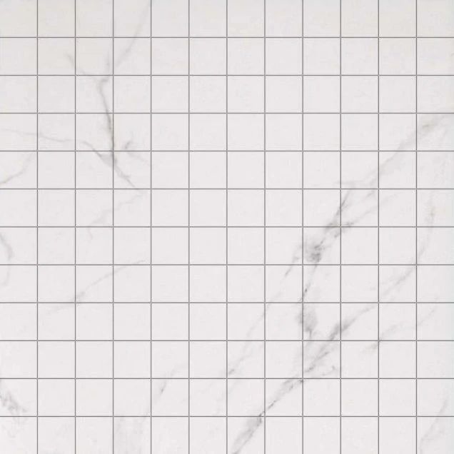 Мозаика Casalgrande Padana Marmoker Mosaico Statuario Grigio Lucido 2.3x2.3 30x30