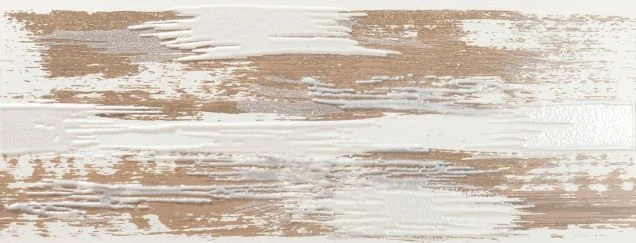 Декор Azulev Clarity Decor Paint Marfil 25x65