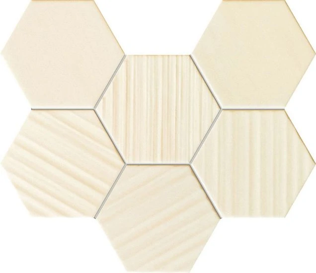 Мозаика Tubadzin Horizon Ms- hex ivory MS-01-202-0289-0221-1-008