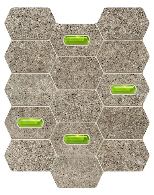 Мозаика Tubadzin Lemon Stone Grey 29.8x25 MS-01-161-0298-0250-1-015