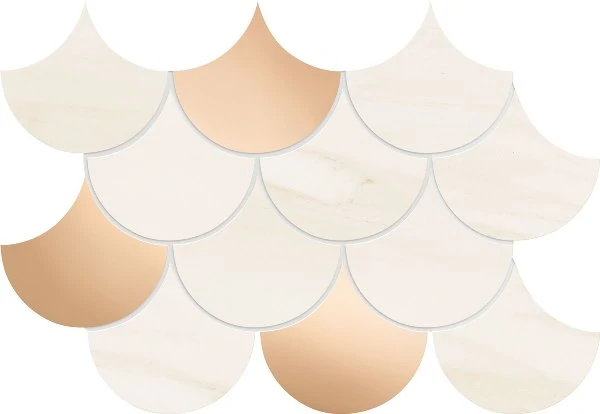 Мозаика Tubadzin Sheen Copper 29x19.3