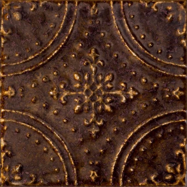 Декор Tubadzin D-Tinta brown 14.8x14.8