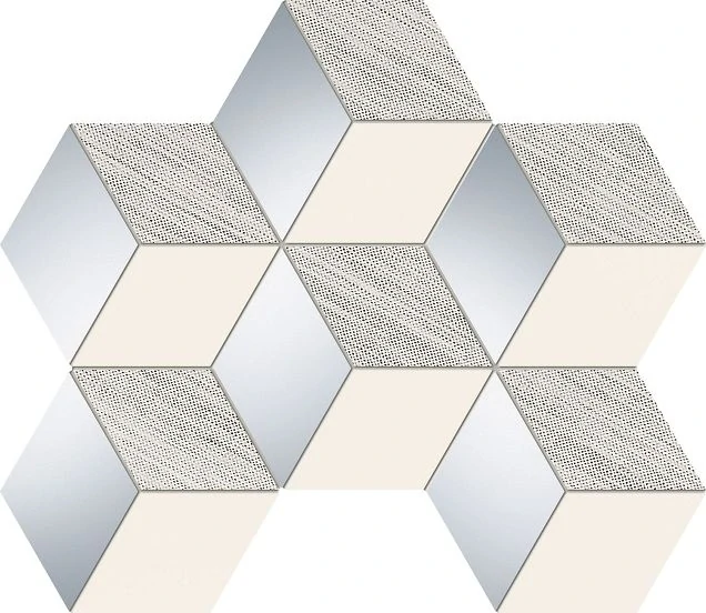 Мозаика Tubadzin Senza Ms- Grey hex 28.9x22.1