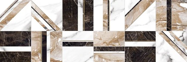 Декор Meissen Keramik Wild chic A16519 коричневый 25x75